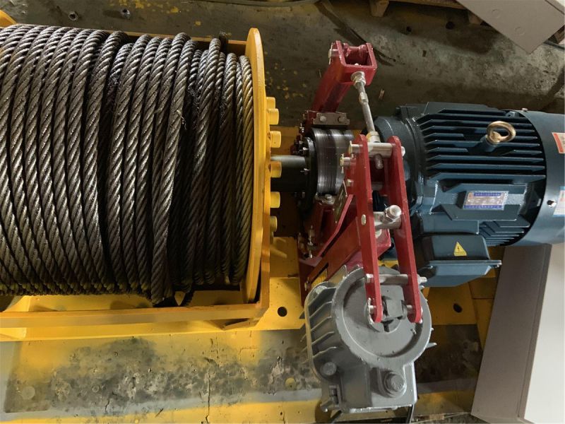 配套卷揚機用現場調試
